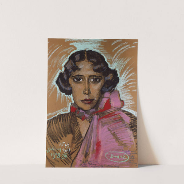 Portrait of Zofia Nawrocka by Stanisław Ignacy Witkiewicz