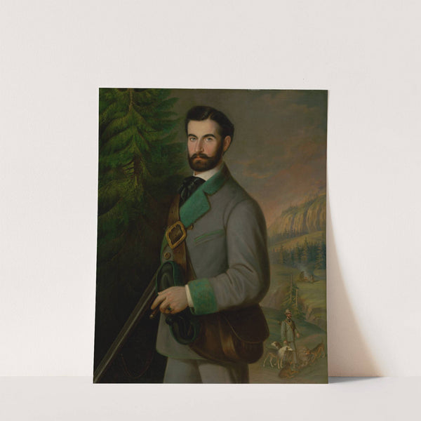 Portrait of Zoltán Zmeškal in his Hunting Clothes by Peter Michal Bohúň