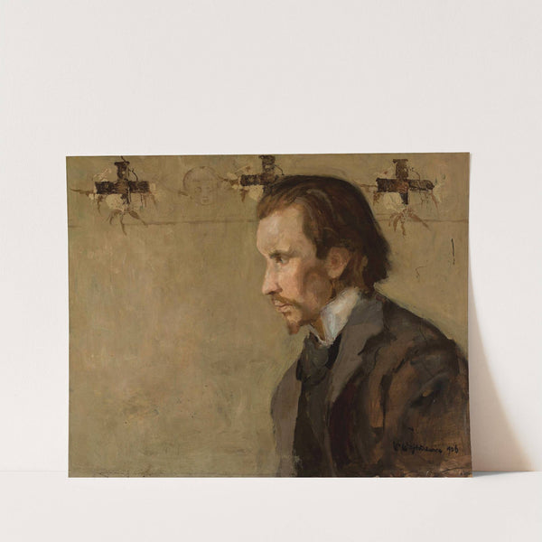 Portrait of Zygmunt Skirgiełło, musician by Witold Wojtkiewicz