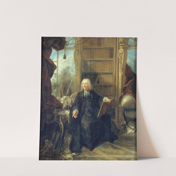 Portrait présumé de l'abbé Jean-Antoine Nollet (1700-1770) by Jacques de Lajoüe