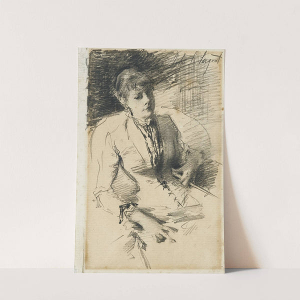 Portrait présumé de Madame Louise Burckhardt by John Singer Sargent
