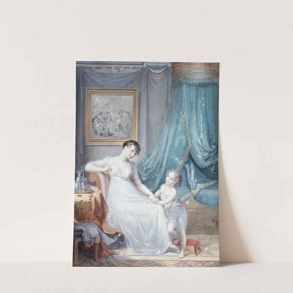 Portrait présumé de Madame Marie-Alexandre Vincent et de son fils André by Marie-Gabrielle Capet