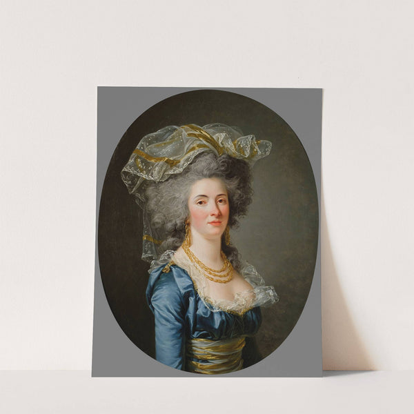 Portrait présumé de Philiberte-Orléans Perrin de Cypierre, comtesse de Maussion (1787) by Adélaïde Labille-Guiard