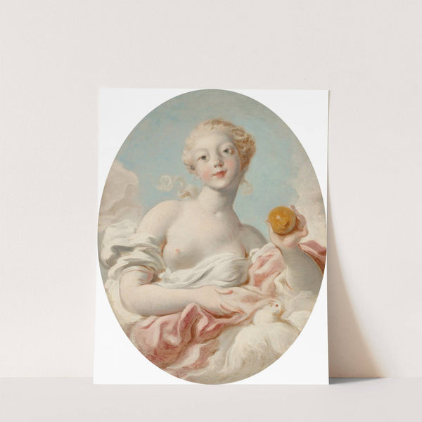 Portrait said to be Mademoiselle Marie-Catherine Colombe as Venus by Jean-Honoré Fragonard