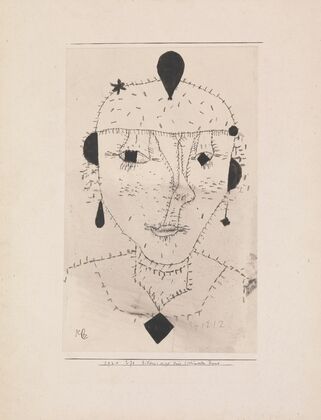 Portrait Sketch of a Costumed Lady