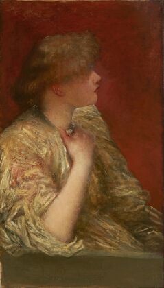 Portrait study; Fireside Stories