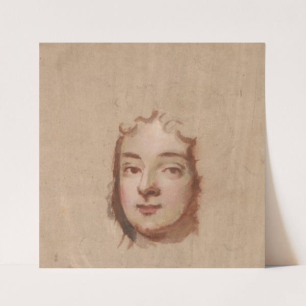 Portrait Study of a Man’s Face by Charles Beale