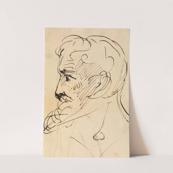 Portrait Study, of a Man’s Profile by Benjamin Robert Haydon