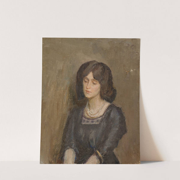 Portrait study of a woman (1909) by Jan Ciągliński