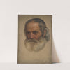 Portrait Study of an old Man (1842) by Adolph Tidemand