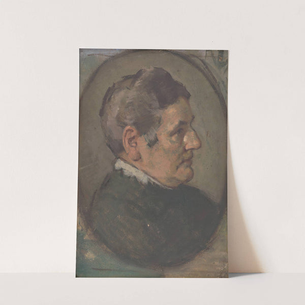 Portrait Study - Oval by Milan Thomka Mitrovský