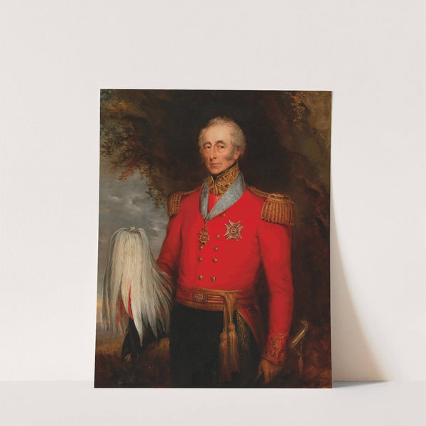 Portrait von Lieutnant-General Sir David Latimer Tinling-Wriddington (1757-1839) mit Kommandeurkreuz und Bruststern des Guelphen-Orden by John Bridges