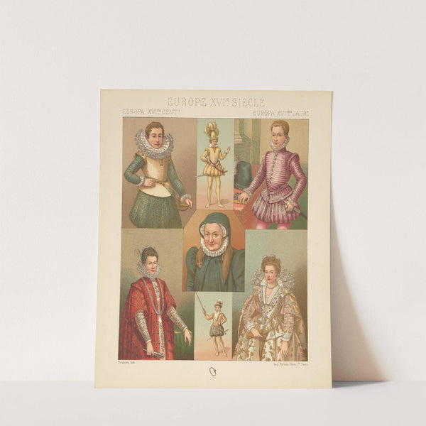 Portraits.. (1876-1888) by Auguste Racinet