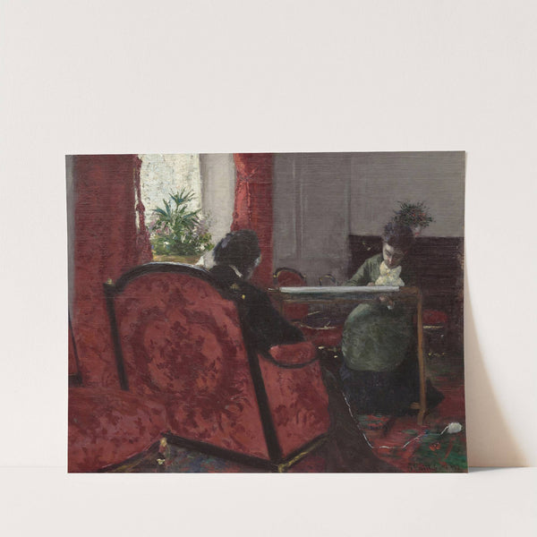 Portraits dans un intérieur (1877) by Gustave Caillebotte
