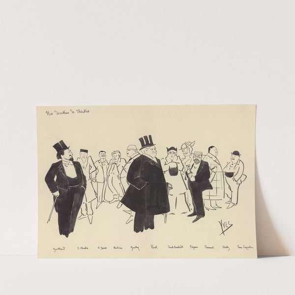 Portraits de directeurs de théâtres (1907) by Yves Marevéry