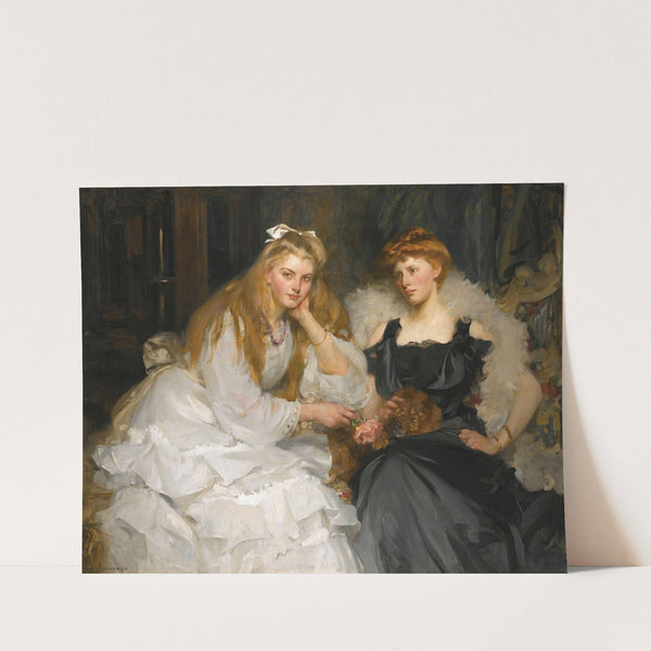 Portraits Of Lorna And Dorothy Bell, Daughters Of W. Heward Bell, Esq. by James Jebusa Shannon