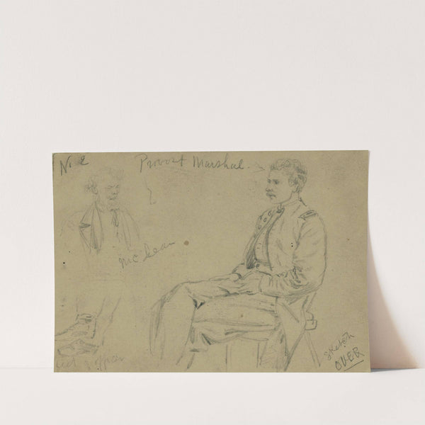 Portraits of Provost Marshal, McLean by Alfred Rudolph Waud