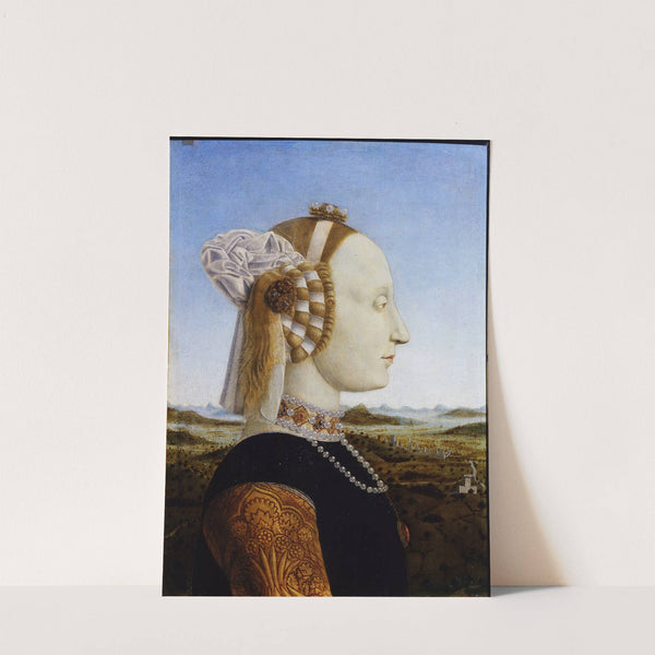Portrait of the Duchess of Urbino, Battista Sforza by Piero Della Francesca