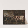 Portraits of Two Extraordinary Oxen, the Property of the Earl of Powis (1814) by James Ward