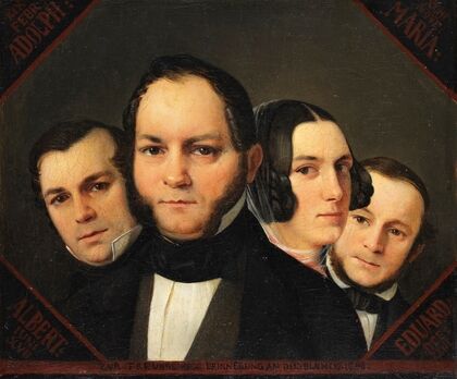 Porträt der Geschwister Karchow (1846)
