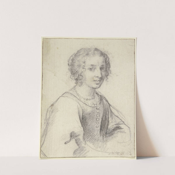 Porträt der Maddalena Corvina by Claude Mellan