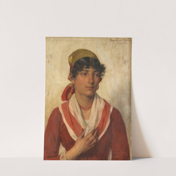 Porträt der Rosina Ferrari by Carl Breitbach