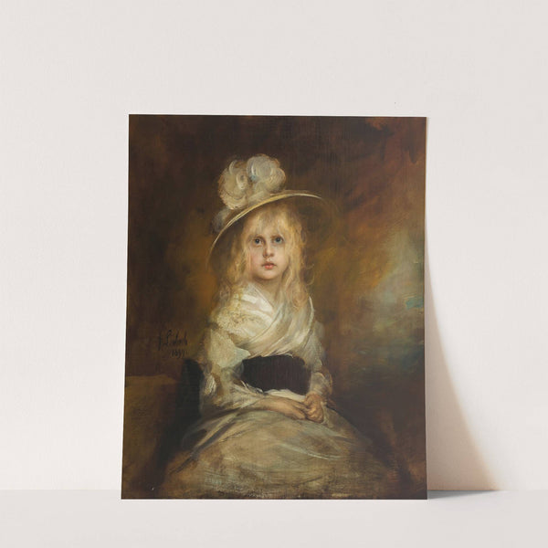 Porträt der Tochter Marion (1897) by Franz von Lenbach