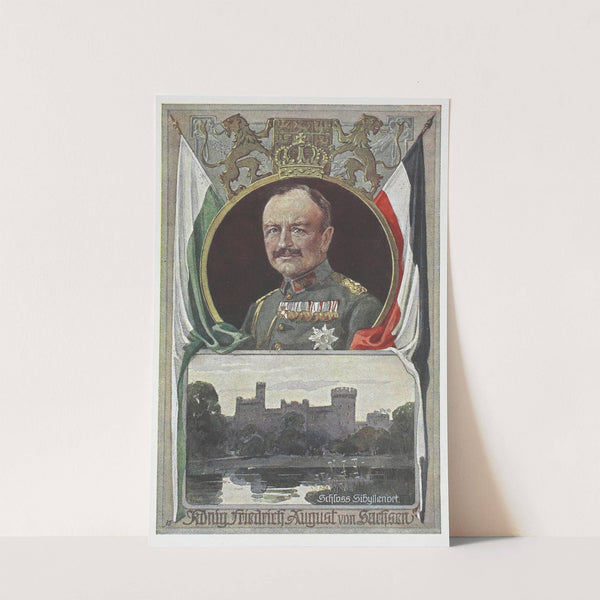 Porträt des Königs Friedrich August von Sachsen, Schloss Sibyllenort (1915) by Anton Reckziegel