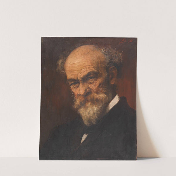 Porträt des Malers Jakob Grünenwald (1821-1896) by Antonie Boubong