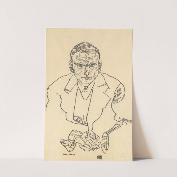 Porträt des Schriftstellers Robert Müller (1996) by Egon Schiele