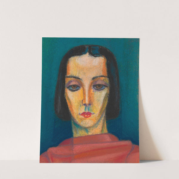 Porträt einer Dame by Karl Wiener