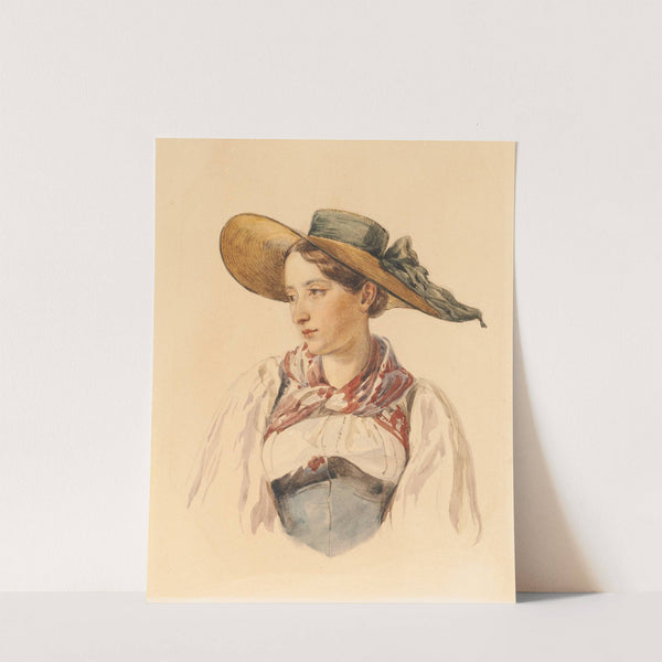 Porträt einer Haslitalerin (1830) by Gabriel Lory the Younger
