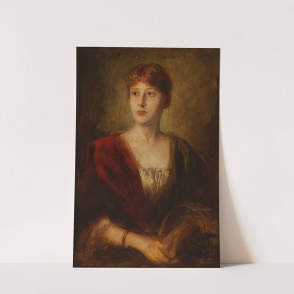 Porträt einer jungen Dame (Ca. 1870-80) by Franz von Lenbach