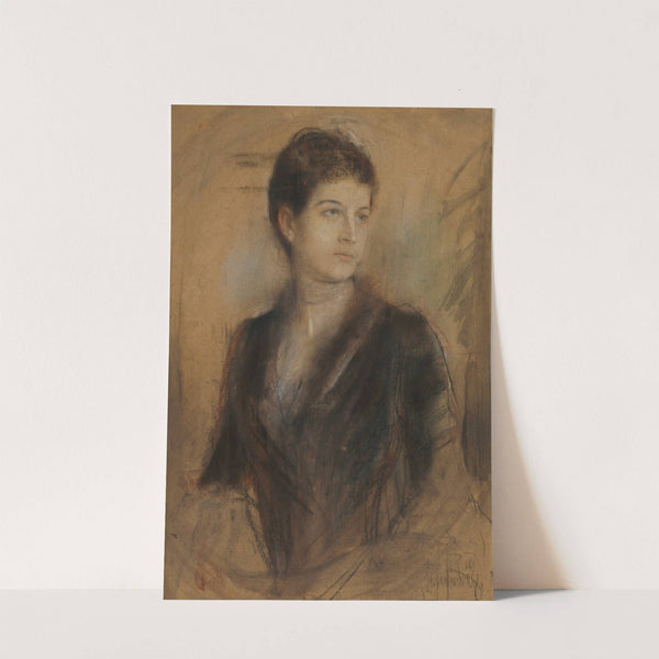 Porträt einer jungen Frau (1886) by Franz von Lenbach