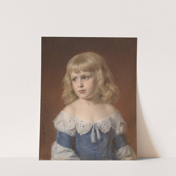 Porträt eines blonden Mädchens by Georg Decker