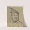 Porträt eines Mannes mit französischem Bonnet de police by Karl Sandhaas