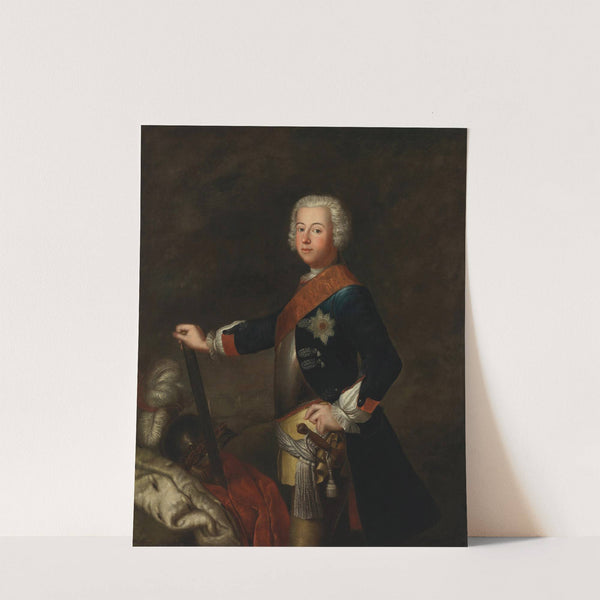 Porträt Friedrichs II. der Große by Antoine Pesne