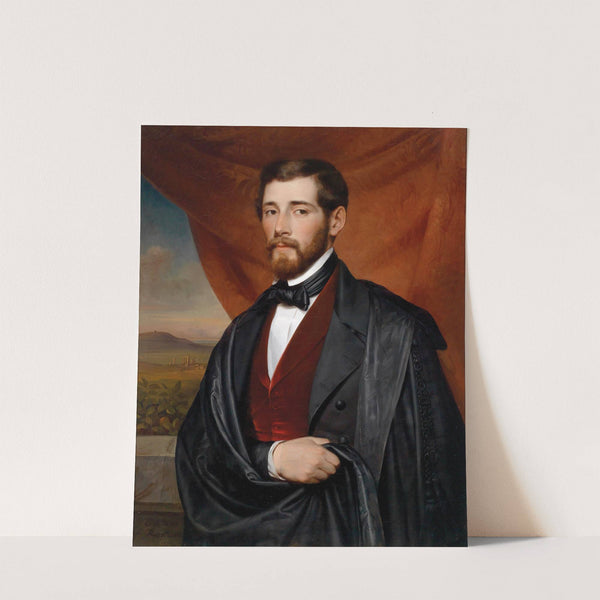 Porträt Gegenstücke (1846) by Karl von Blaas