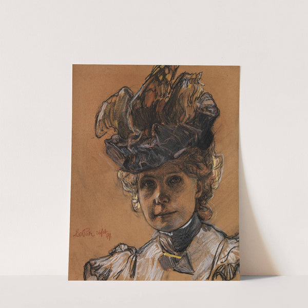 Porträt Gertraud Luberich by Leo Putz