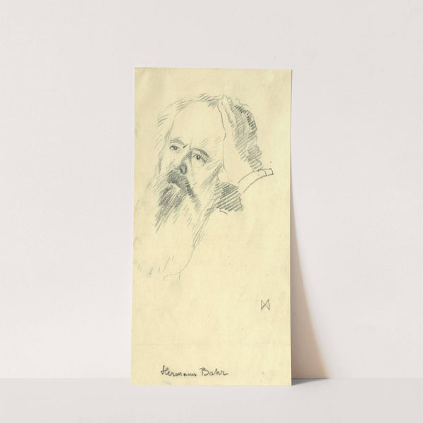 Porträt Hermann Bahr (1900) by Koloman Moser