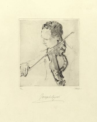 Porträt Josef Szigeti, Violinvirtuose (1919)