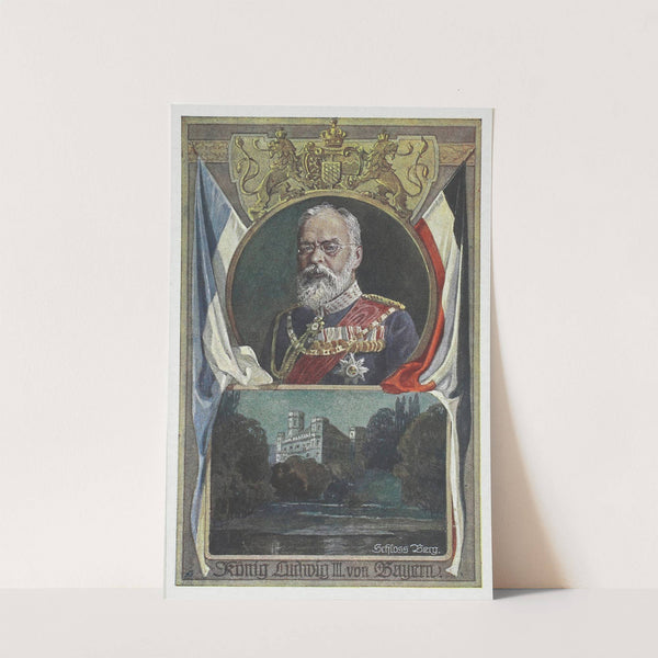 Porträt Königs Ludwig III. von Bayern, Schloss Berg (1915) by Anton Reckziegel