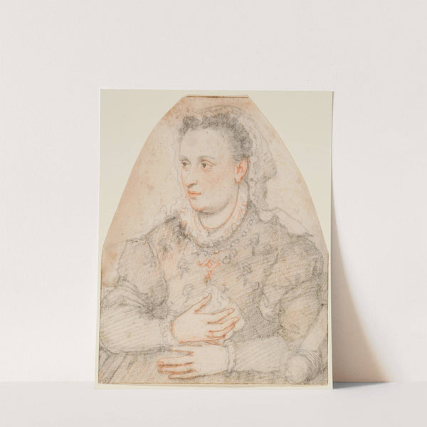 Porträt von Francesca Zuccari, geb. Genga by Federico Zuccari