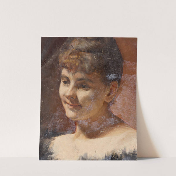 Porträtstudie einer Dame (1920) by Walther Gamerith