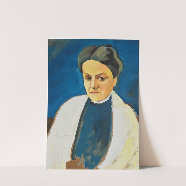 Porträtstudie Sofie Gerhardt (1912) by August Macke