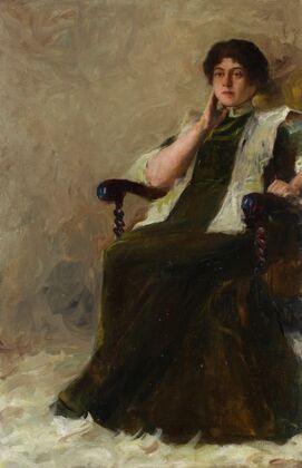 Portret Gabrieli Zapolskiej, żony Stanisława Janowskiego (1900)
