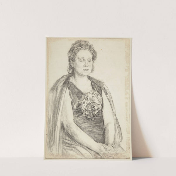 Portret Haliny Zadęckiej (1940-1945) by Józef Mehoffer