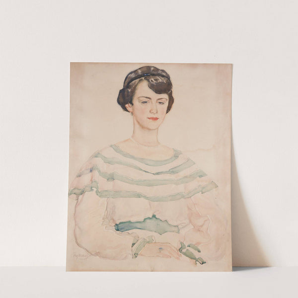 Portret Leontyny z Epsteinów Adlerowej (1916) by Józef Mehoffer