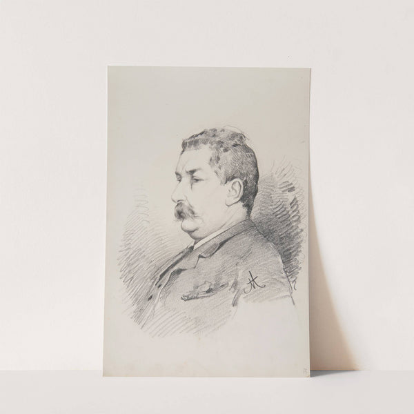 portret mężczyzny w średnim wieku by Ferdynand Bryll