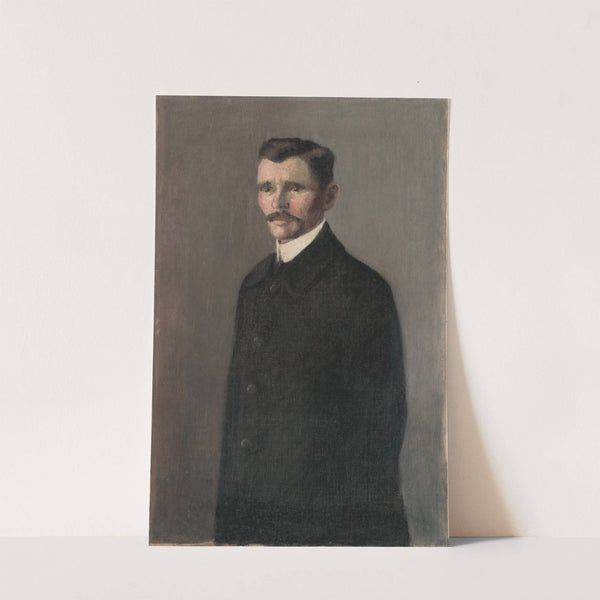 Portrét muža v čiernom by Konštantín Kövári-Kačmarik